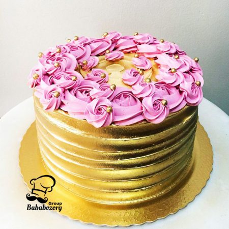 رز کیک پایه طلا